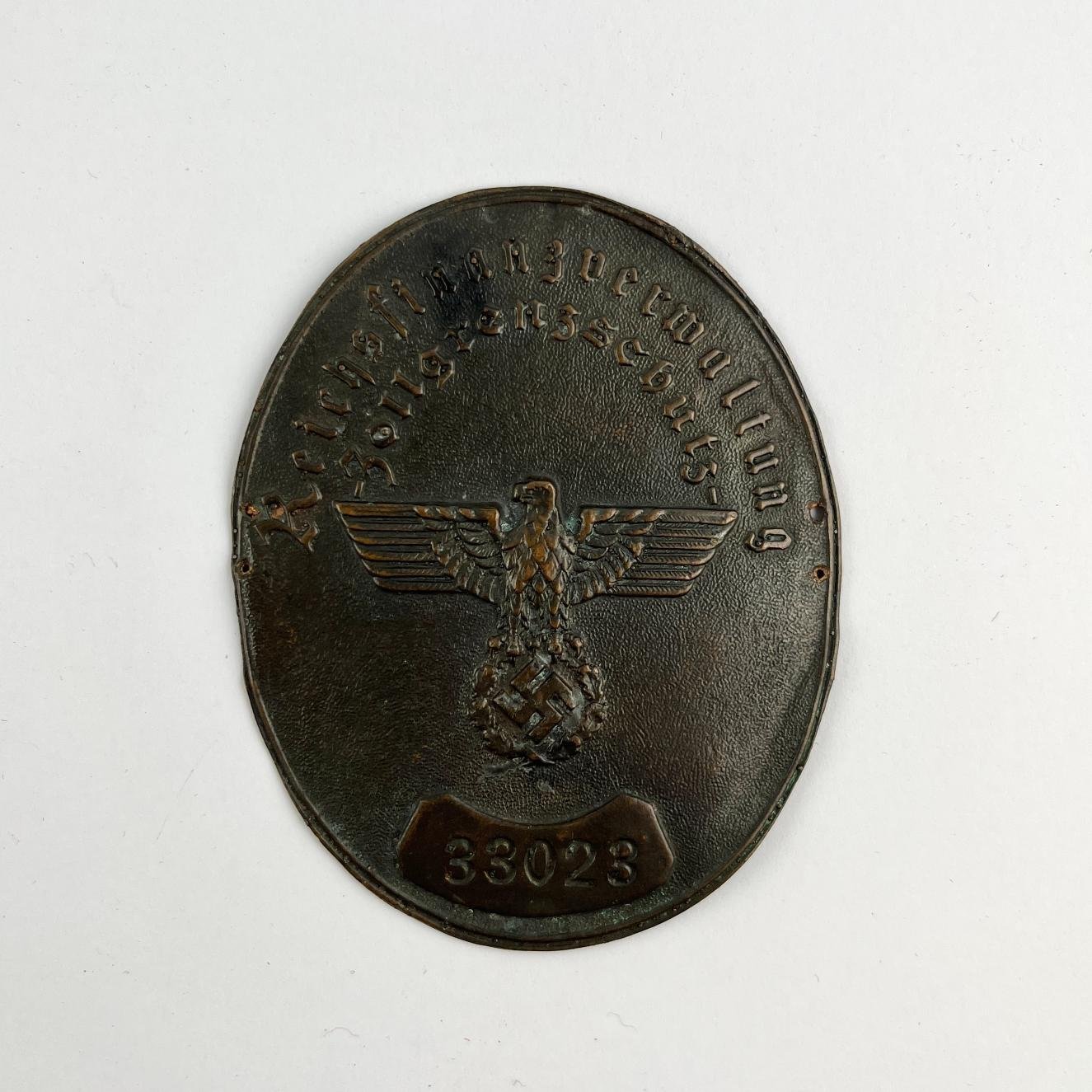 Placa Alemania nacionalsocialista