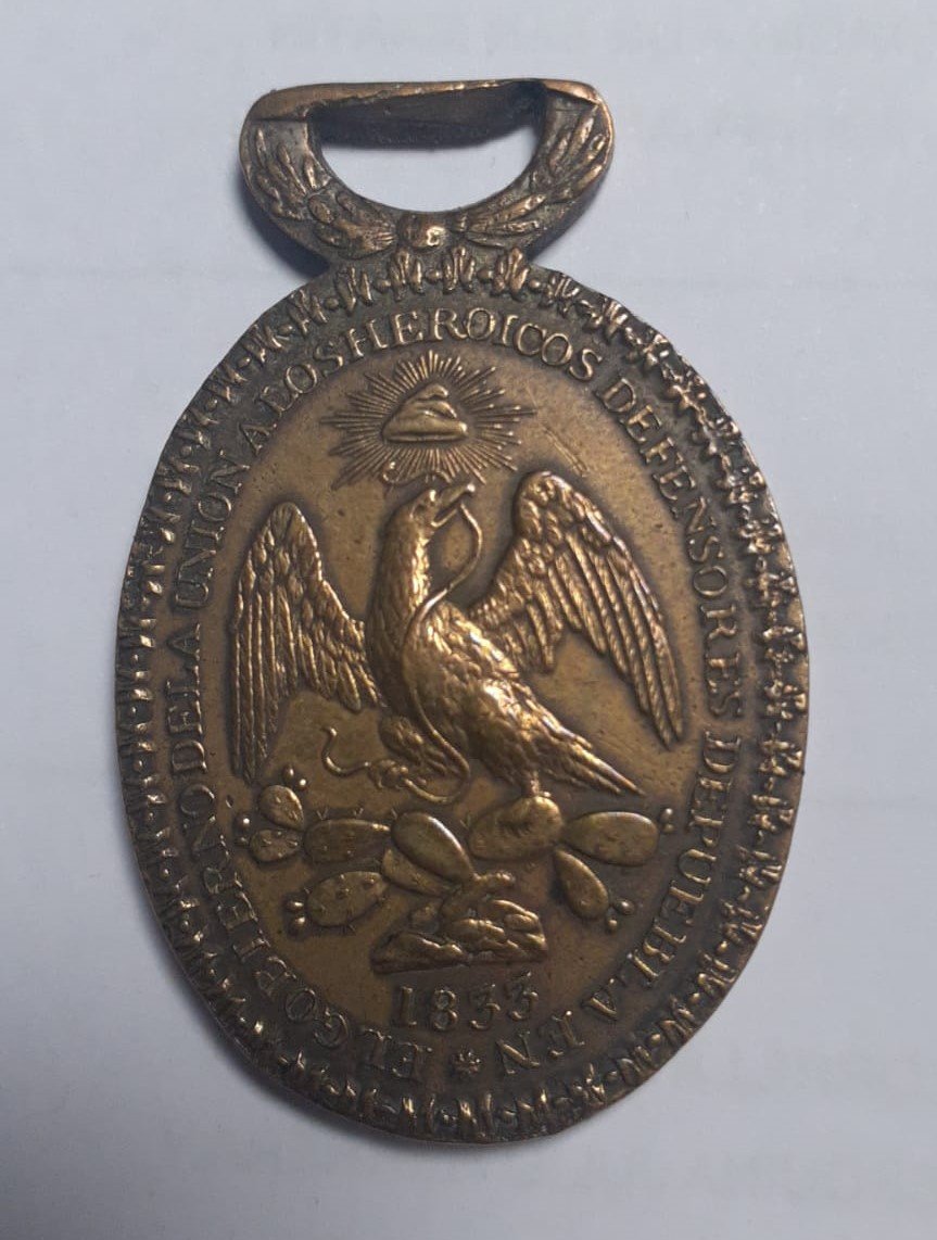 Medalla mexicana 1833