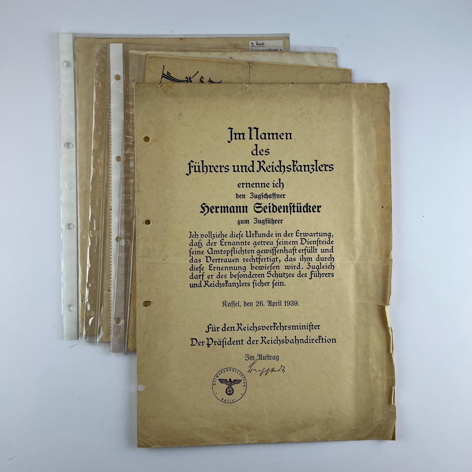 Documentos Alemania nacionalsocialista