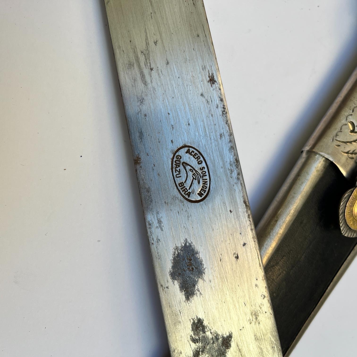 Cuchillo criollo en plata y oro - Imagen 4