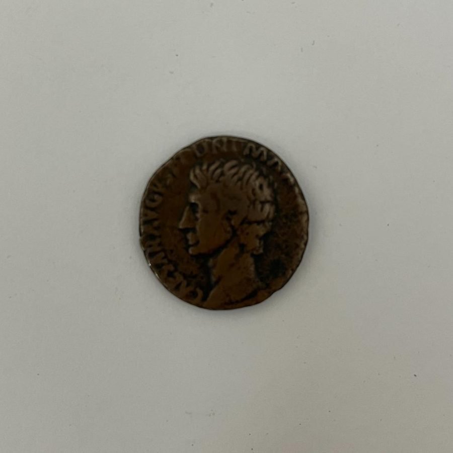 Moneda Imperio Romano 7 d.C. cobre