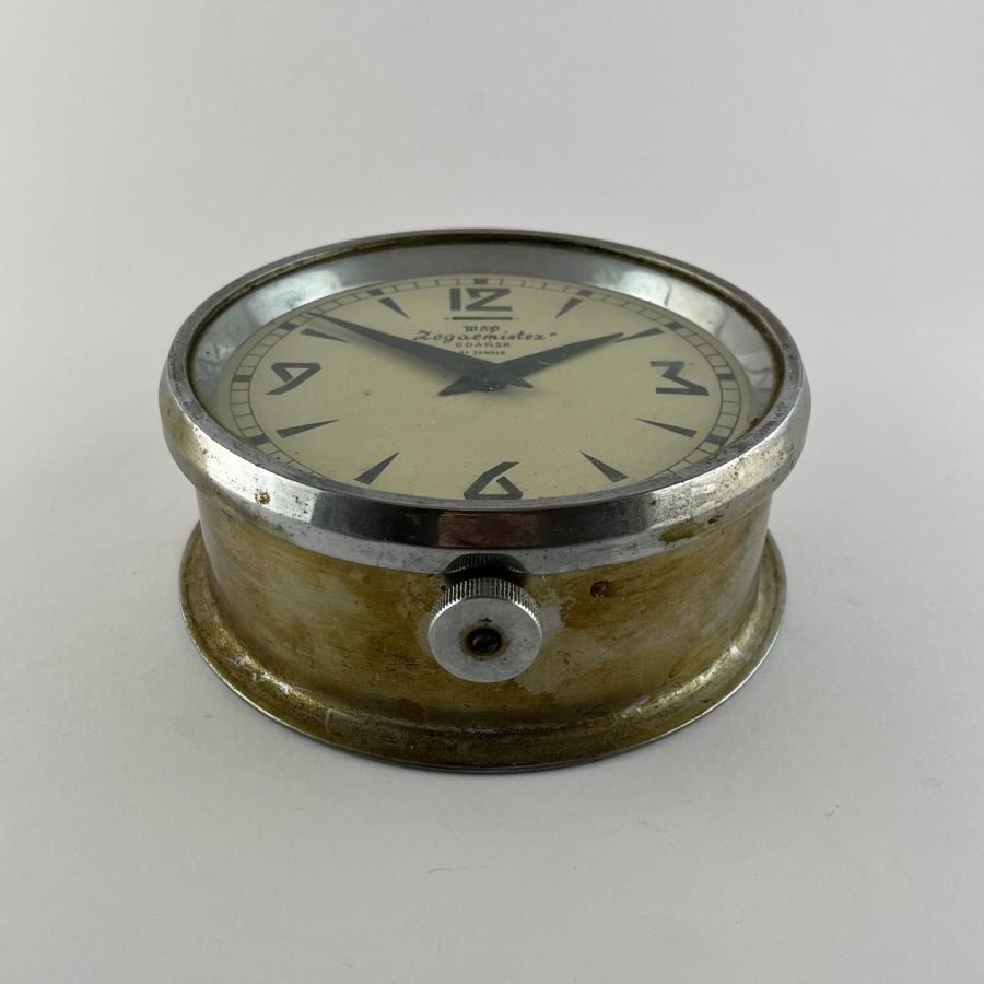 Reloj naval polaco WSP art decó - Imagen 2