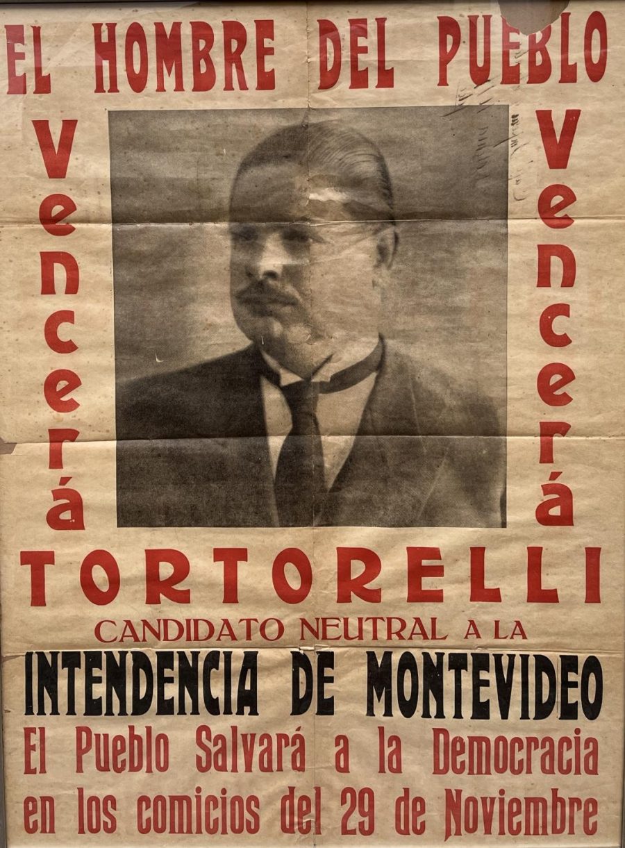 Afiche Domingo Tortorelli elecciones 1942
