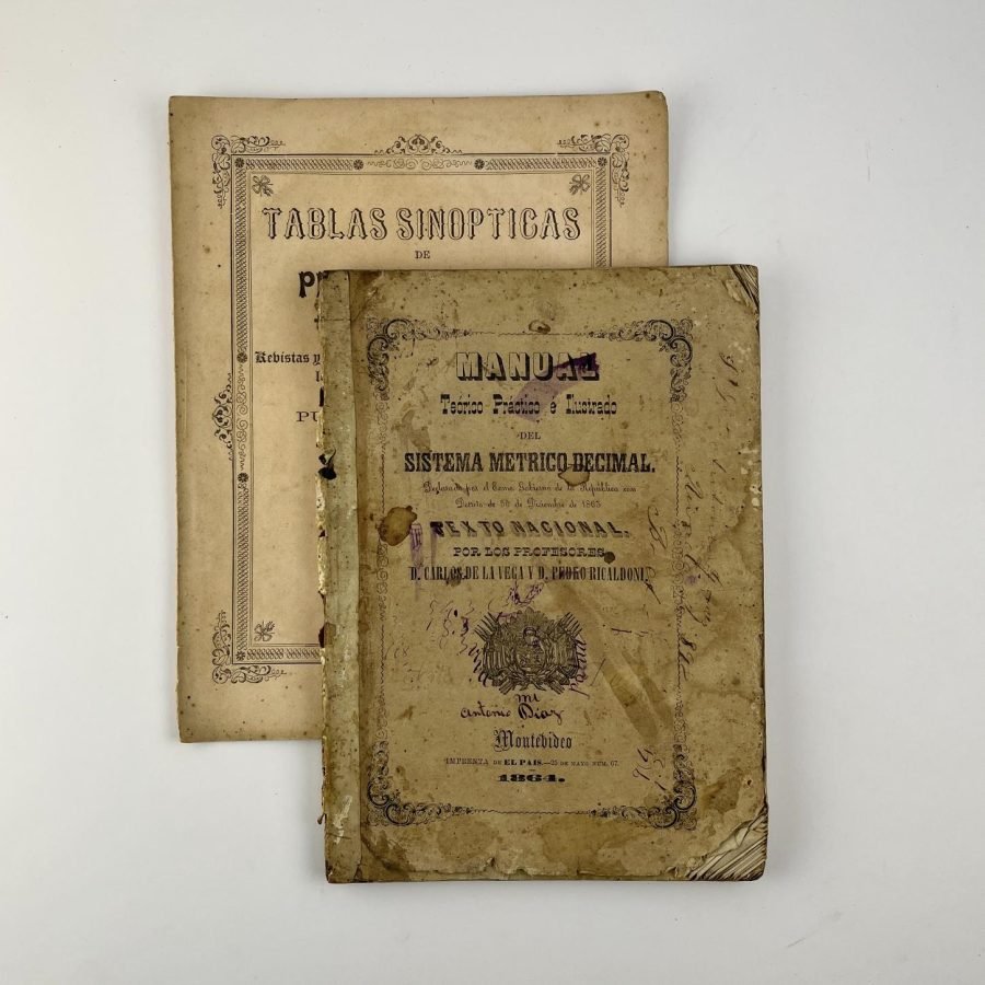 CARLOS DE LA VEGA - PEDRO RICALDONI Manual Teórico Práctico e Ilustrado del Sistema Métrico Decimal. Acompañado por: Tablas Sinopticas de Pesas y Medidas - Imagen 3