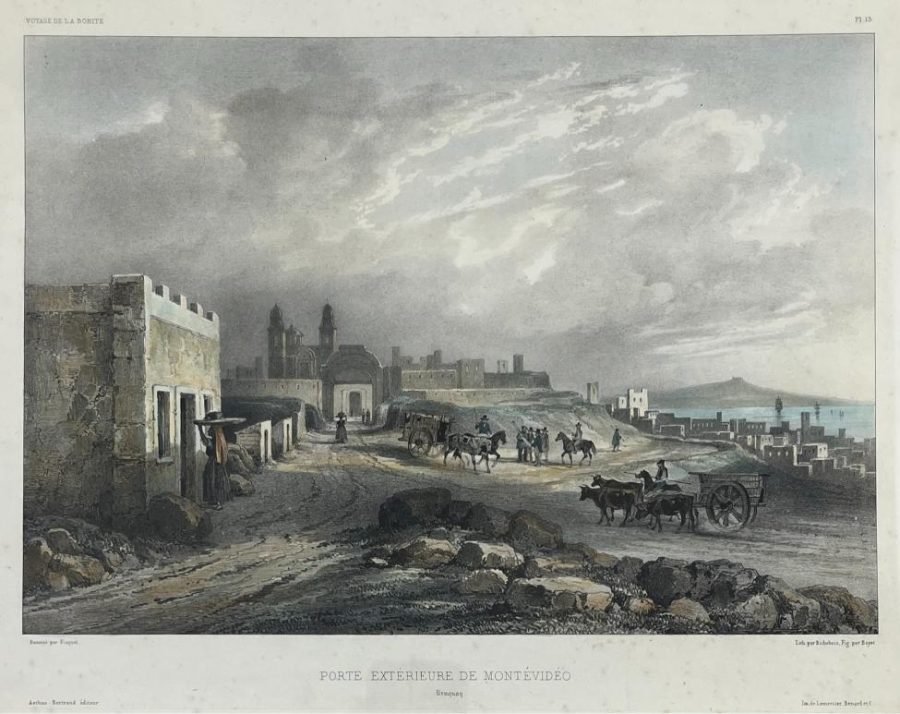  THEODORE FISQUET. Puerta de la Ciudadela de Montevideo