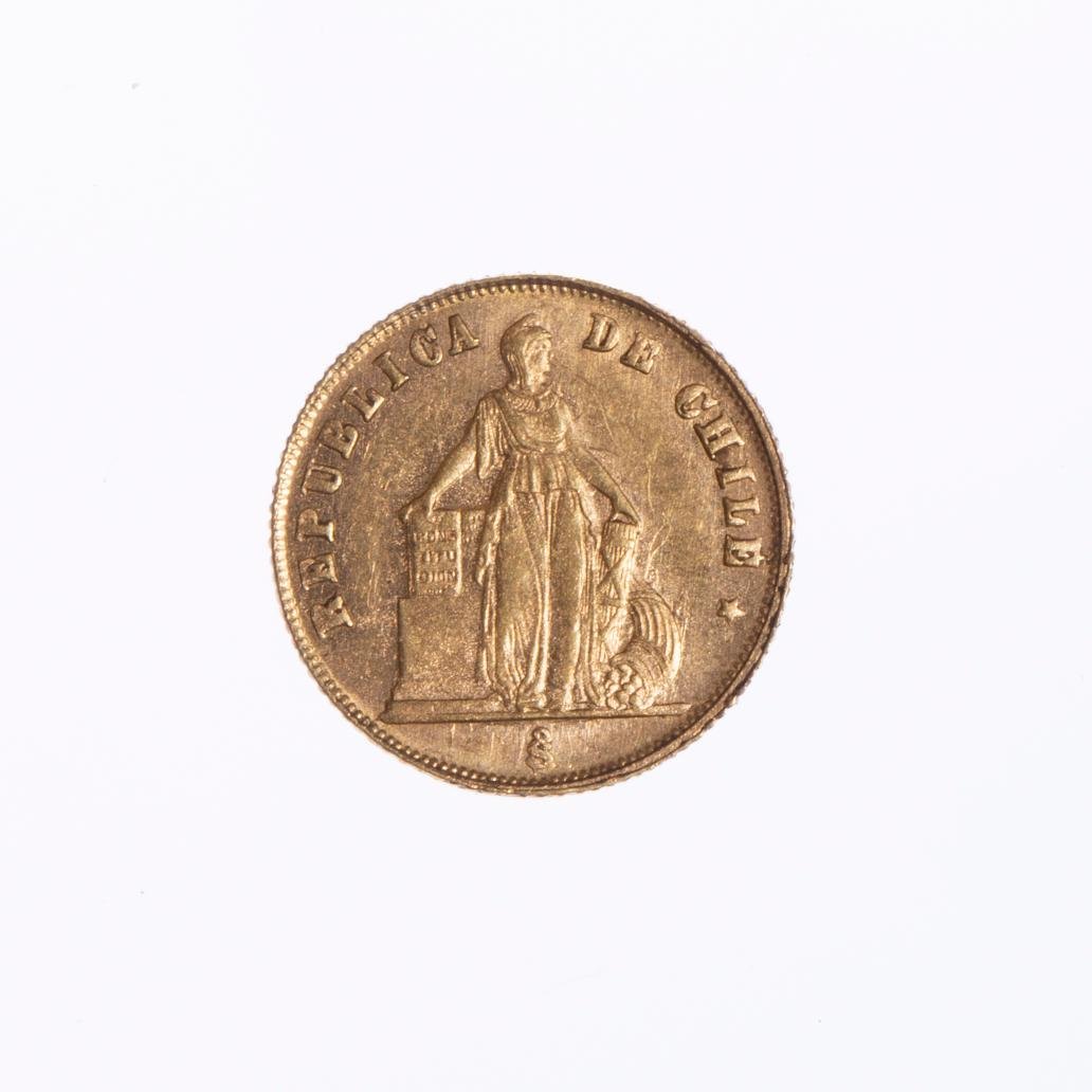 Moneda chilena oro