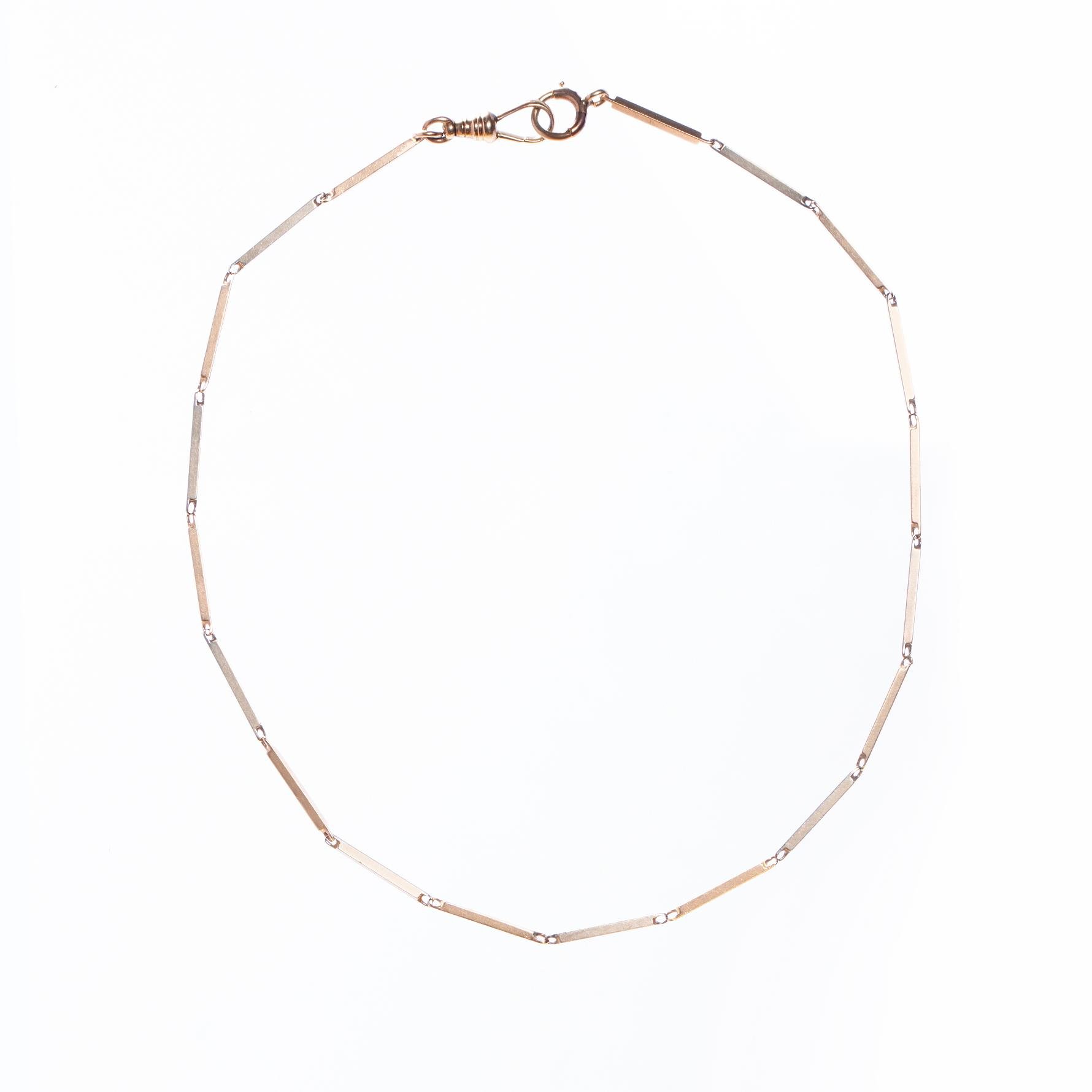 Cadena para reloj en oro amarillo y  blanco+