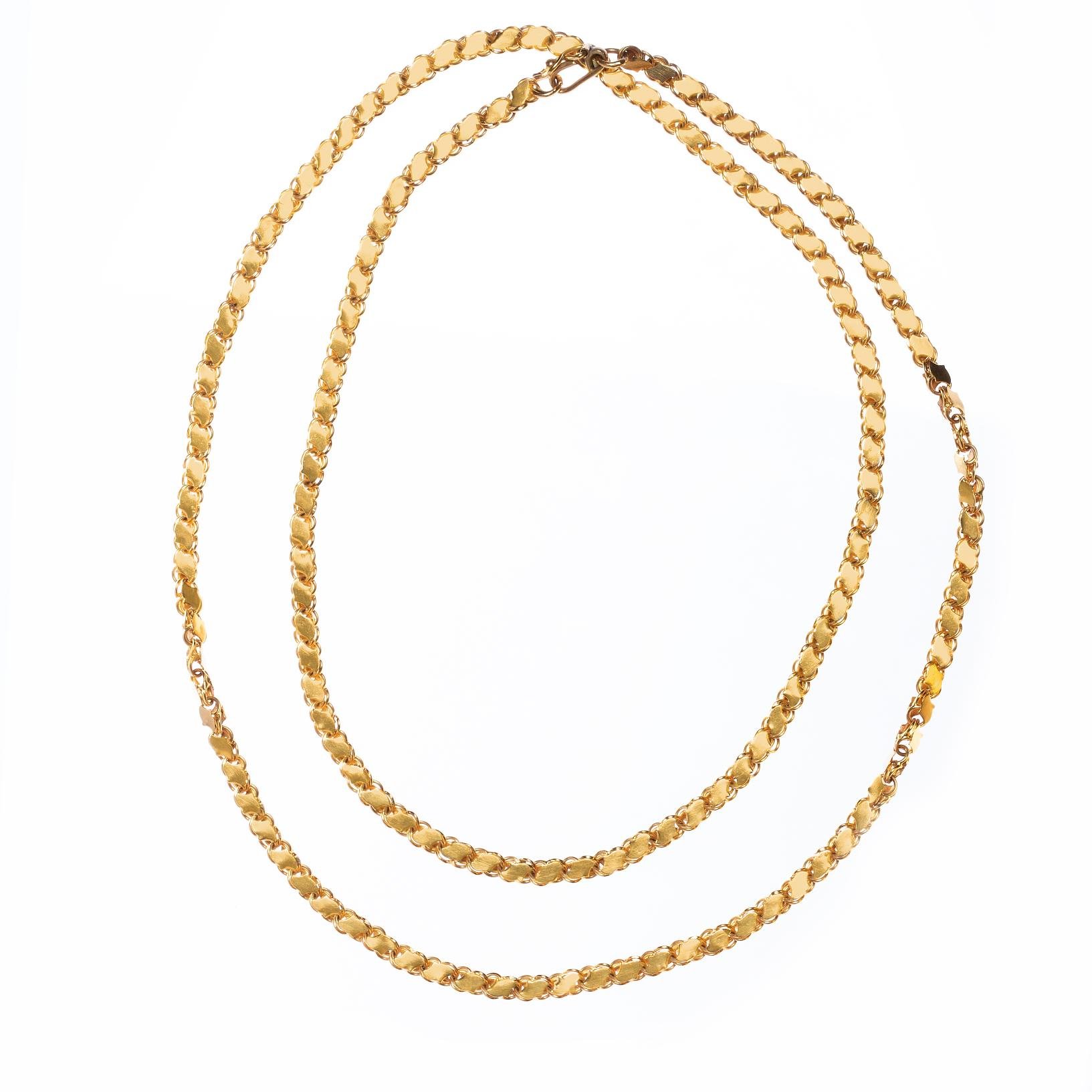 Cadena oro 18 K amarillo