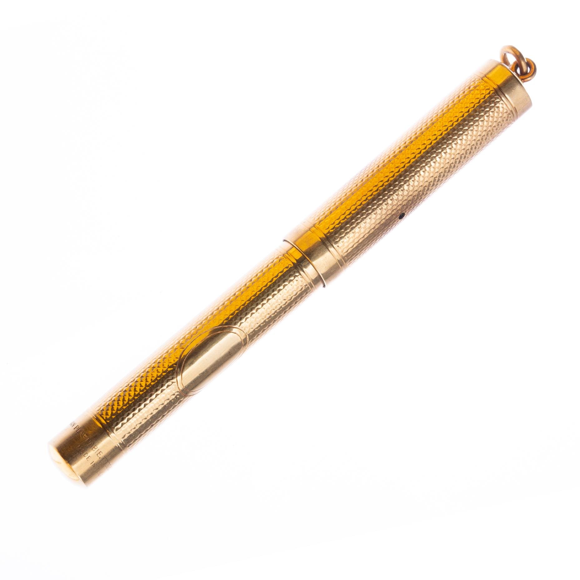 Pluma oro 18 K amarillo