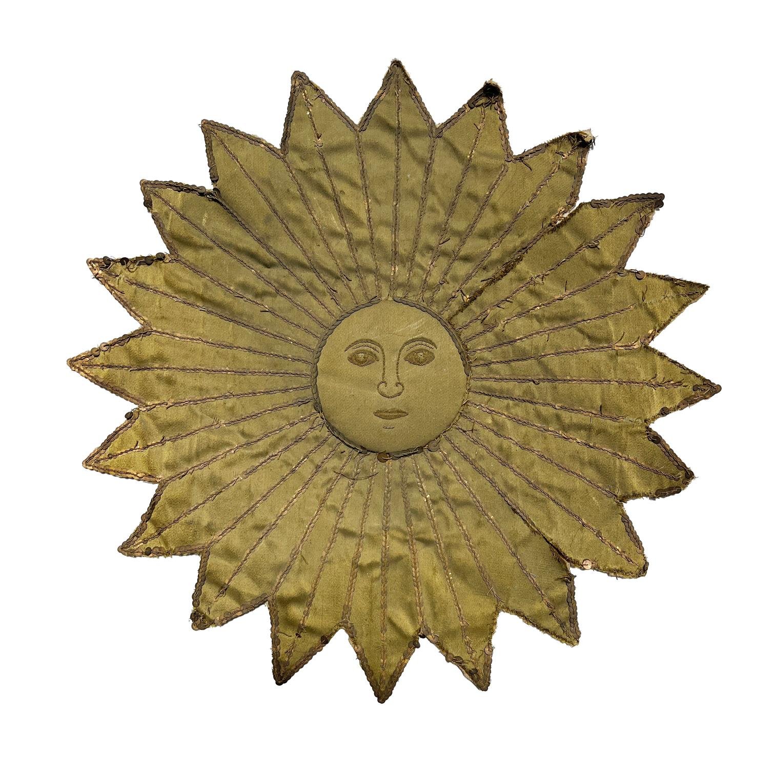 Sol de Mayo s. XIX en seda