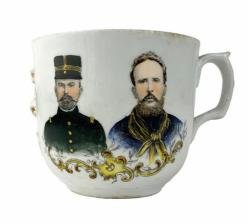 Taza en porcelana "Aparicio Saravia"