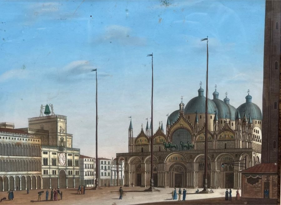 Anónimo europeo "Piazza san Marco"
