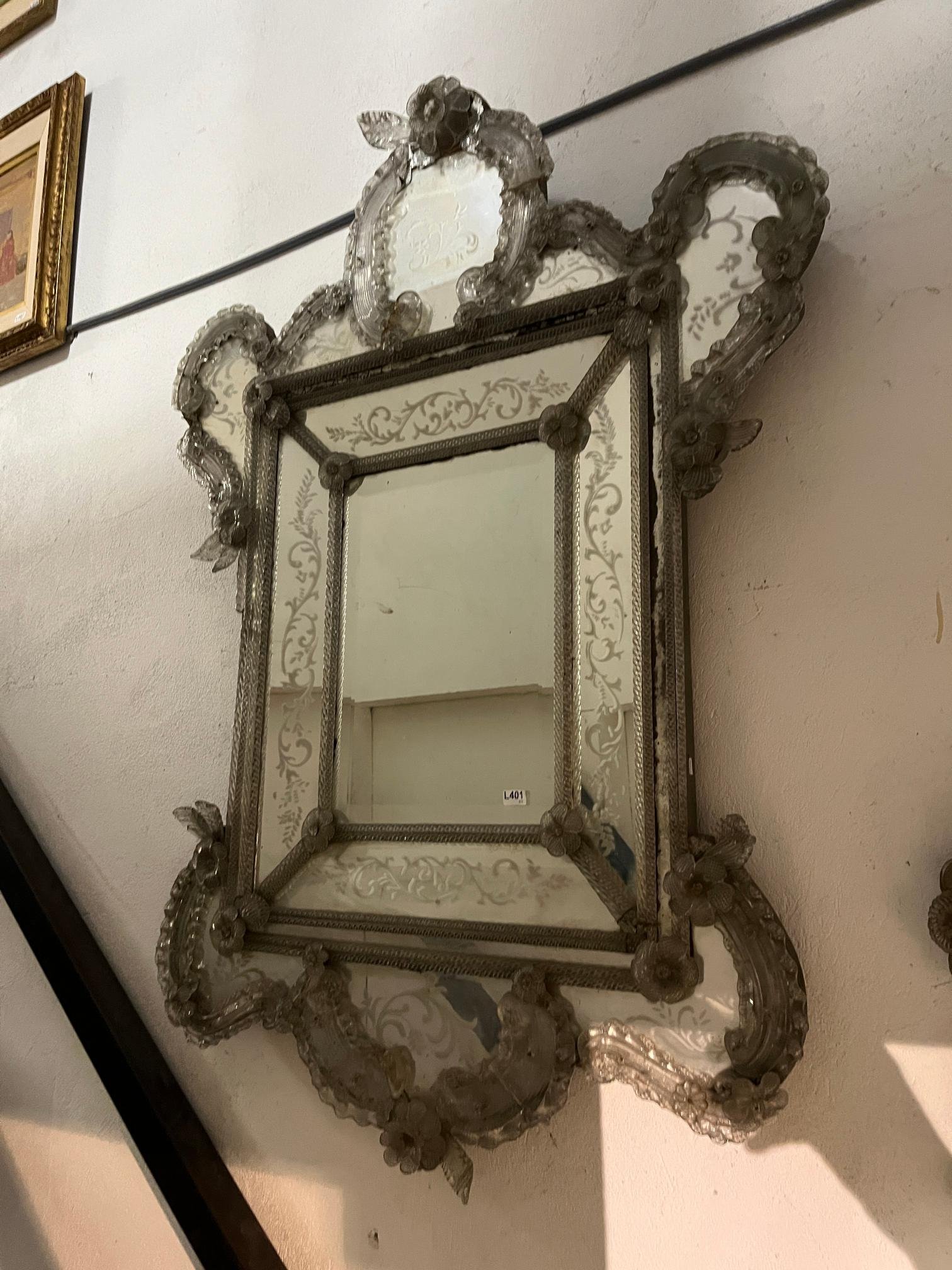 Espejo veneciano rectangular