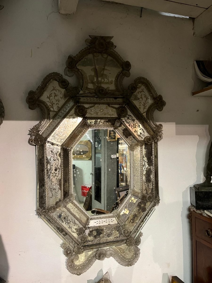 Espejo veneciano rectangular