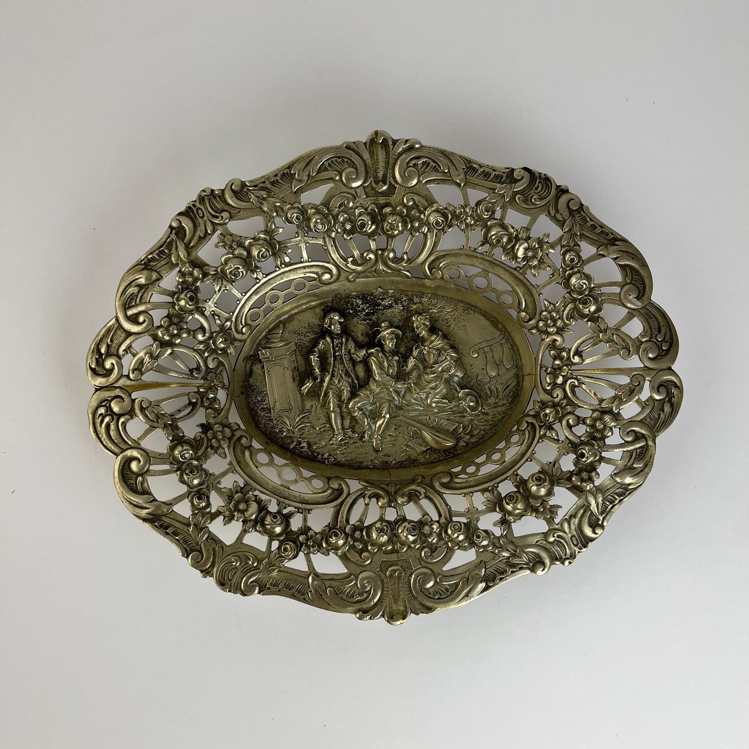 Despojador oval en plata