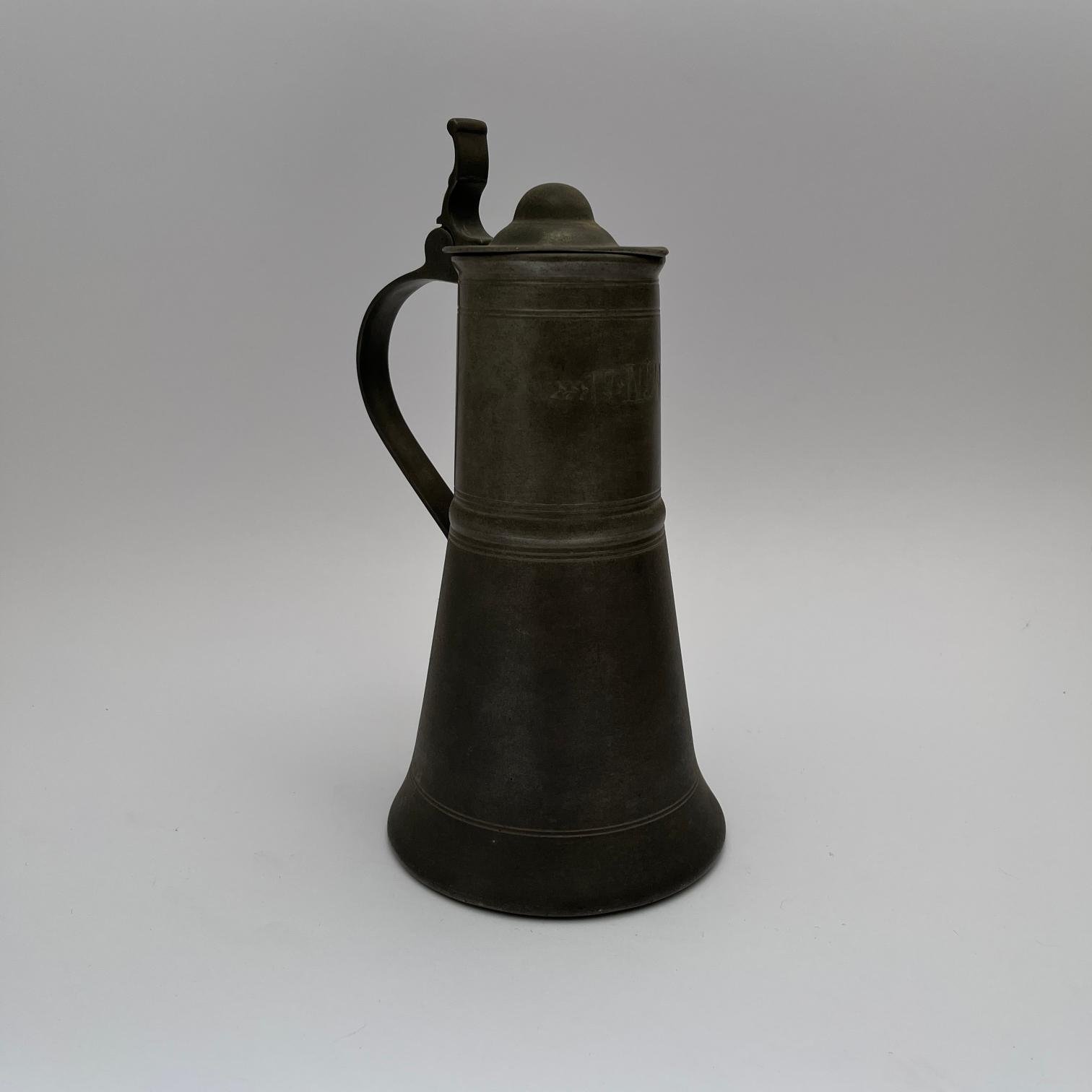 Jarra alemana en peltre
