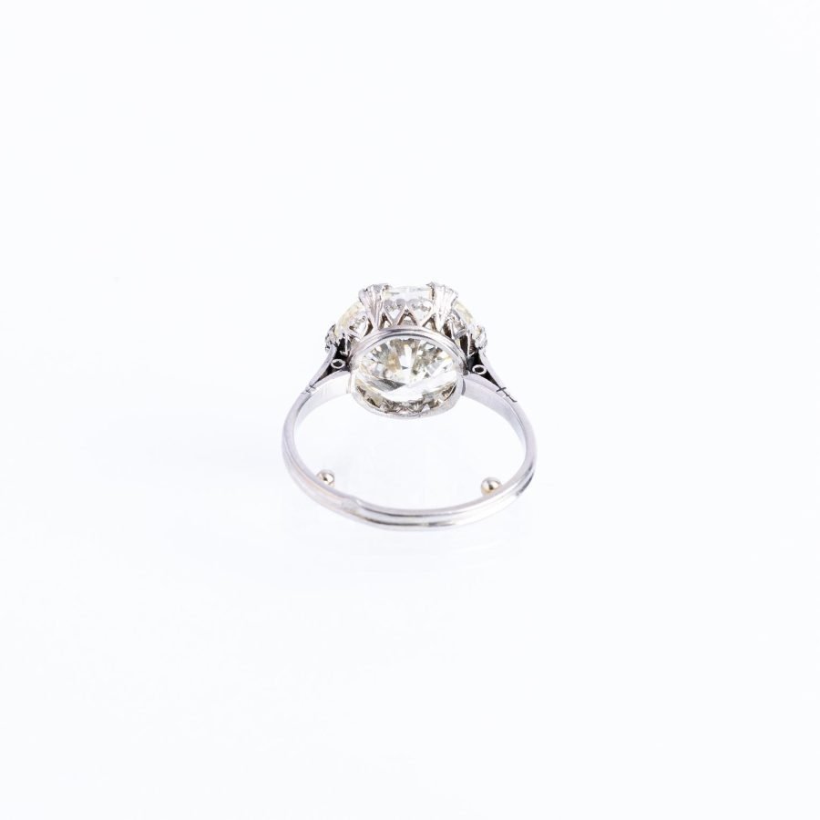 Anillo platino y diamante - Imagen 3