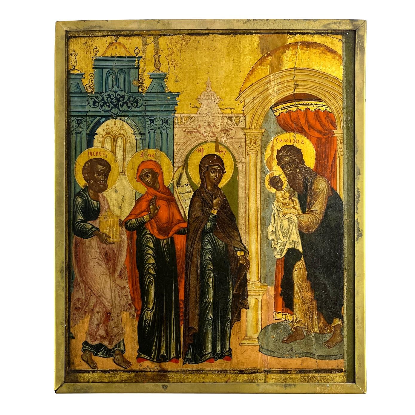 Ícono ortodoxo s. XVIII