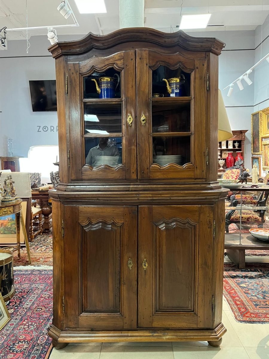 Aparador rinconero holandés s. XVIII