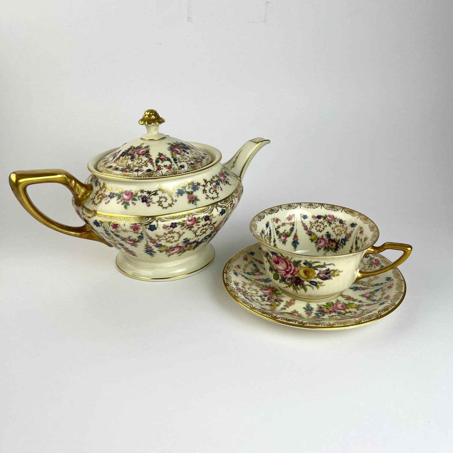 Juego para té en porcelana Rosenthal