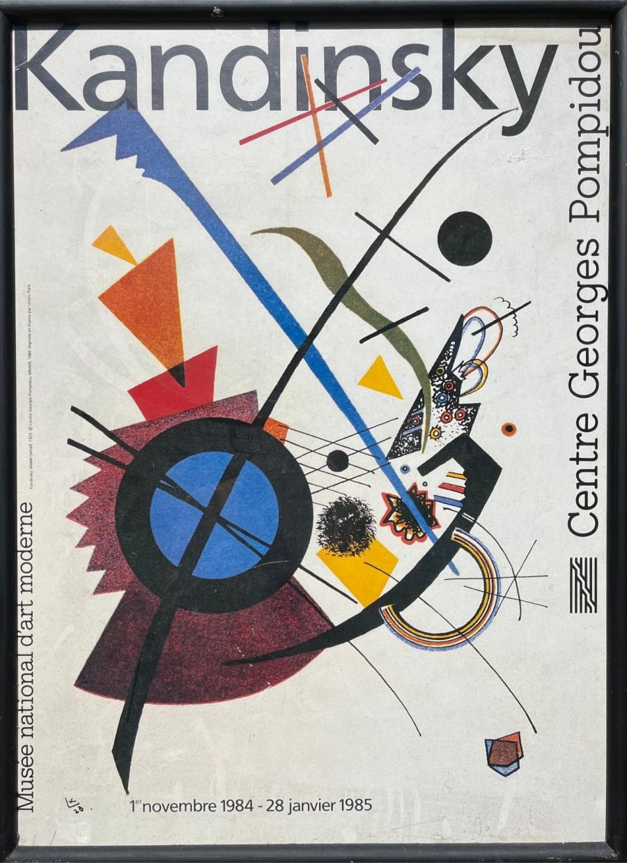 Afiche Color "Kandinsky. Centre Georges Pompidou."