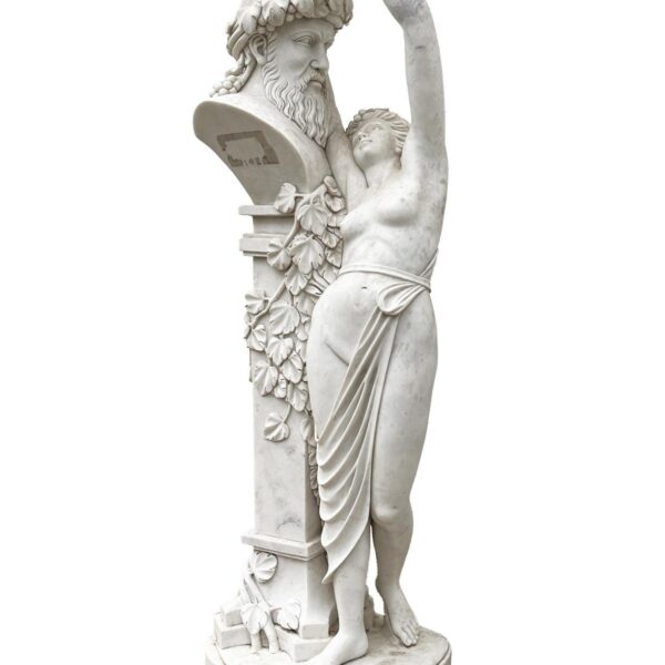 Escultura en mármol "Alegoría de la vendimia"