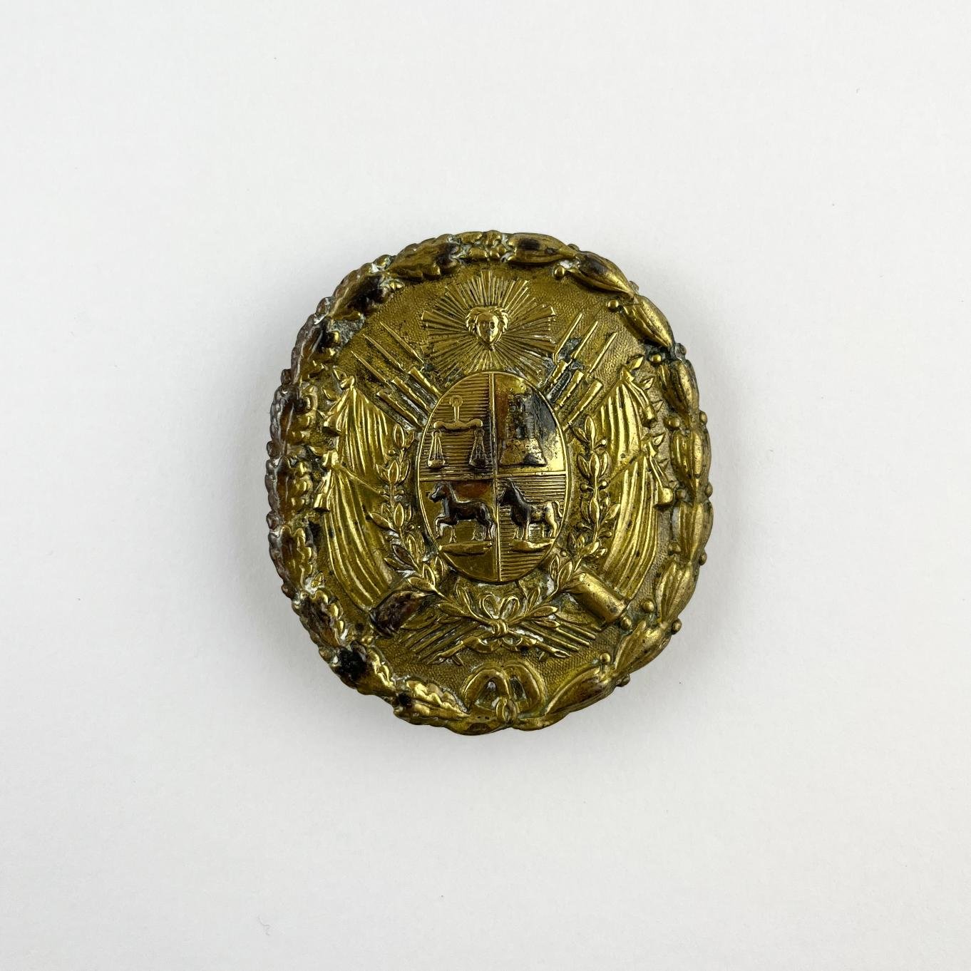 Hebilla del ejército uruguayo