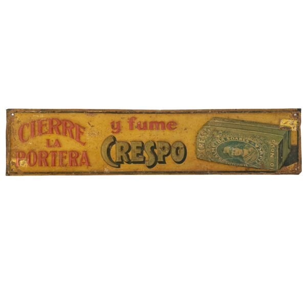 Chapa tabaco "Crespo"