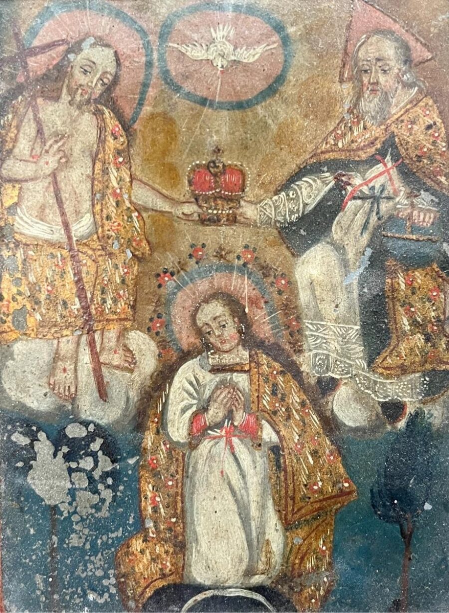Anónimo hispanoamericano "Coronación de María"