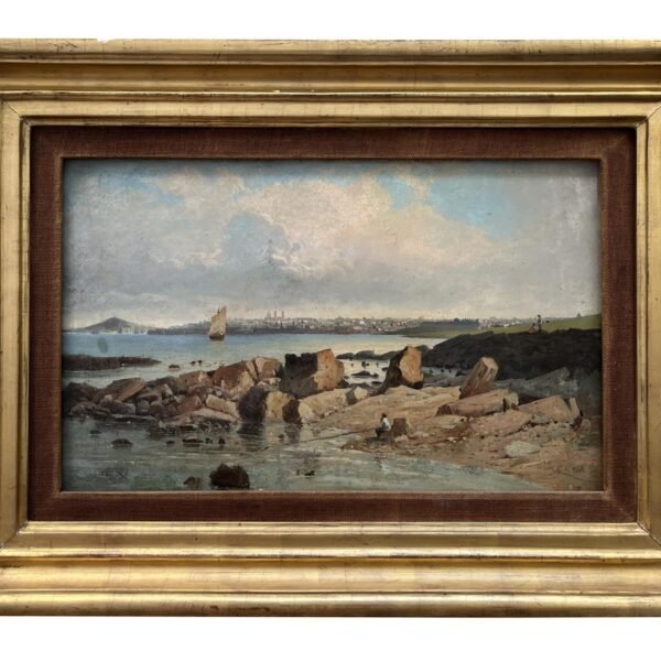 Carlo Corsetti "Vista de Montevideo desde Punta Carretas"