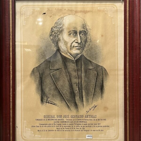 Litografía José Gervasio Artigas"