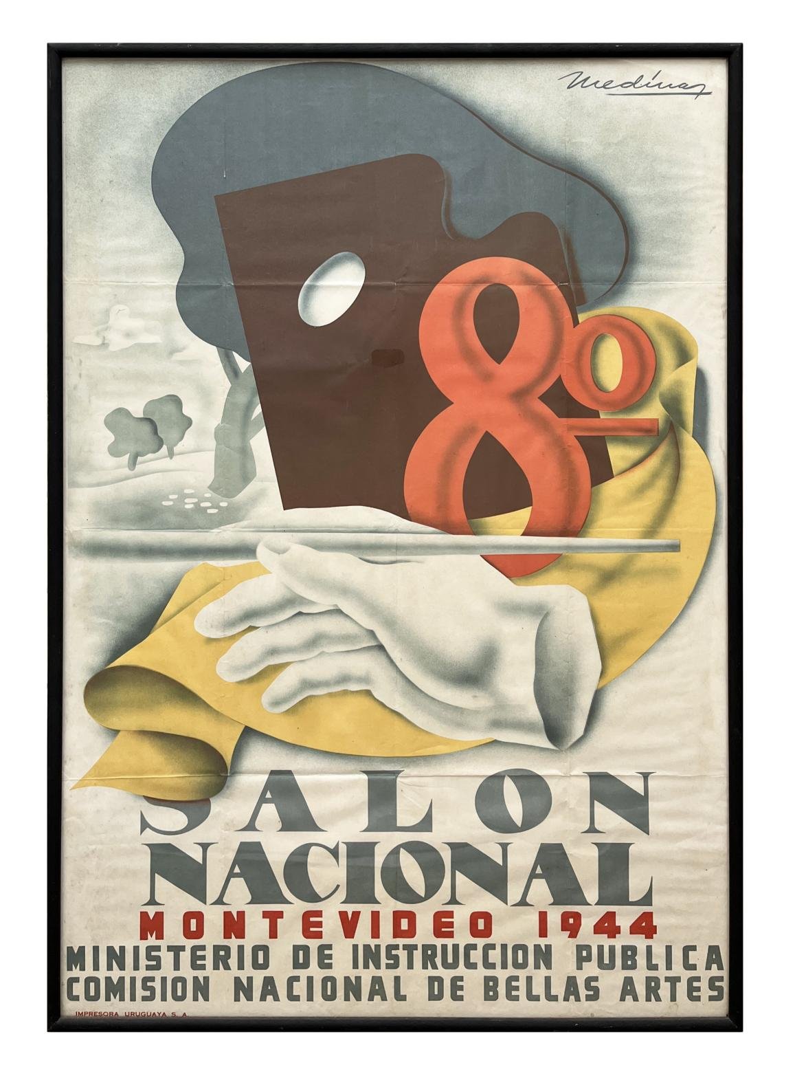 Afiche Salón Nacional 1944
