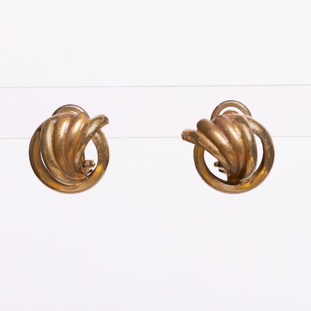 Caravanas en oro 18 K