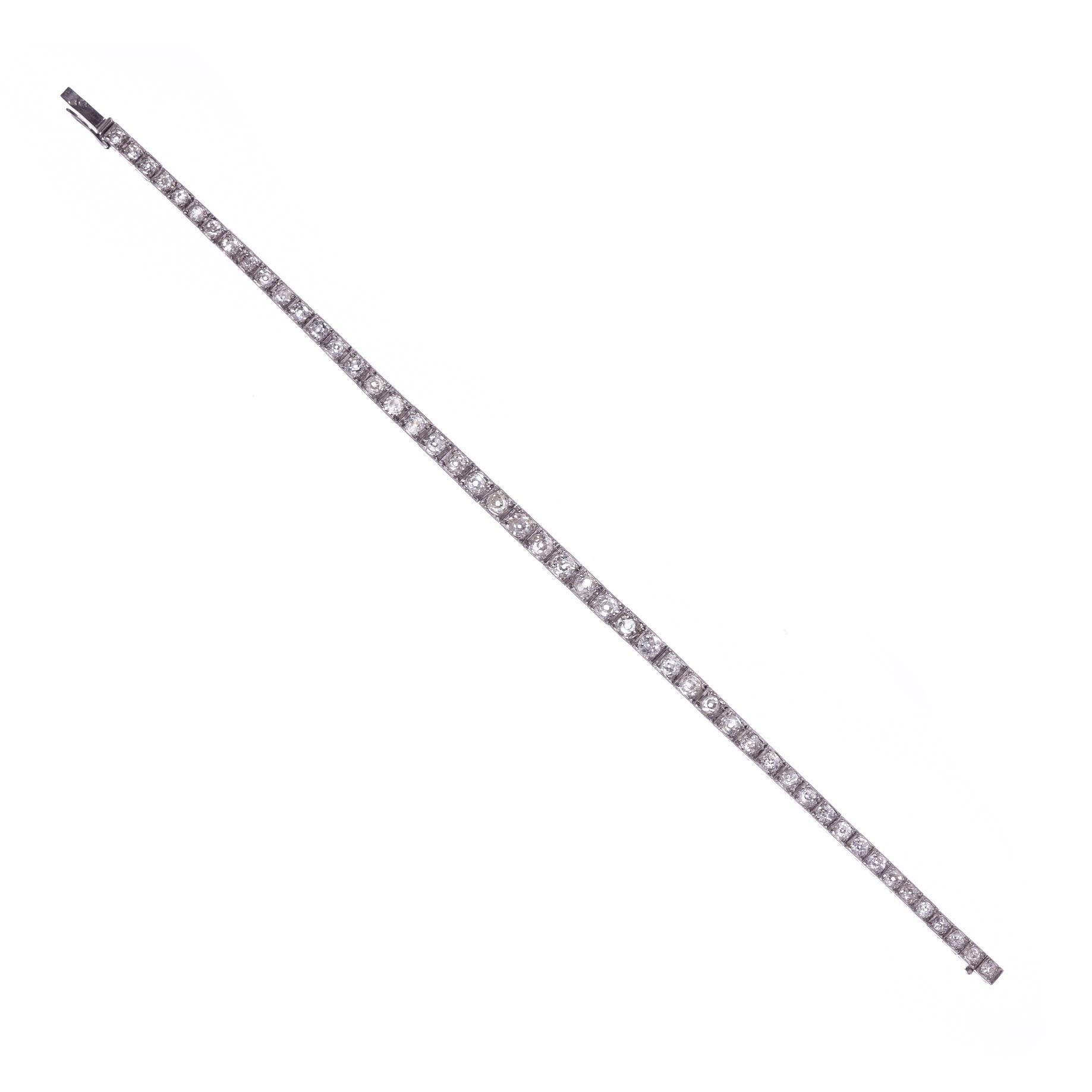 Pulsera en oro 18 K con brillantes