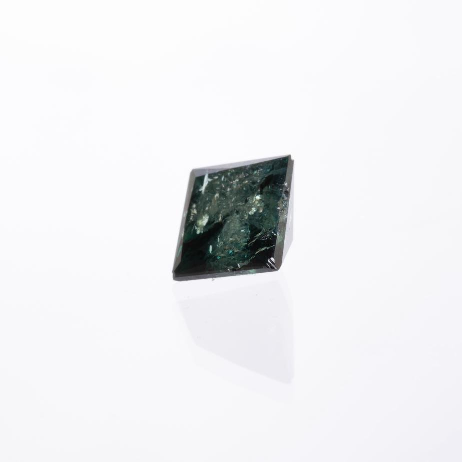 Diamante verde talla princesa