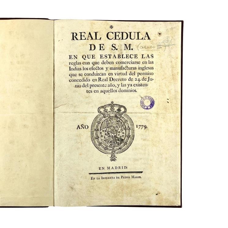 Real Cédula de S. M.