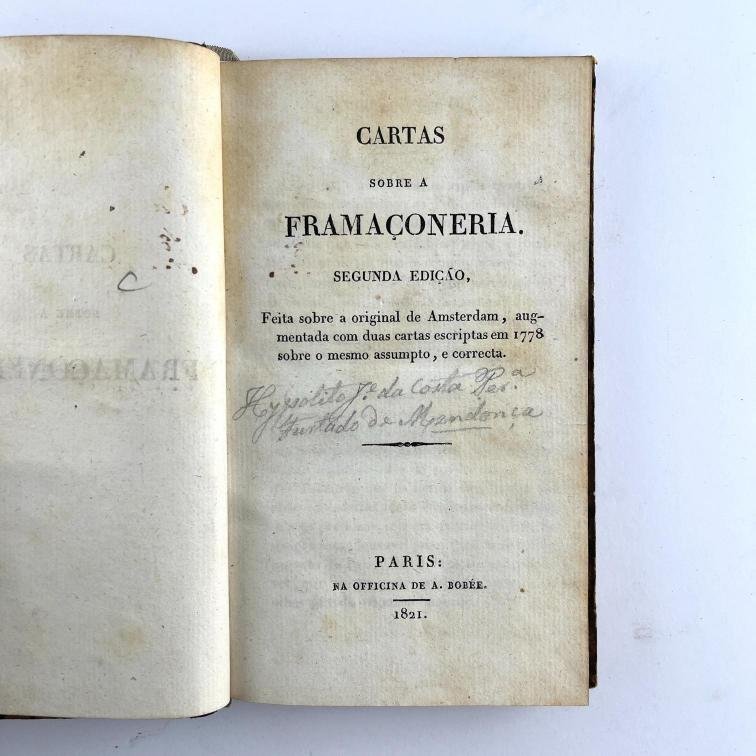 Cartas sobre a Francmaçonaria.