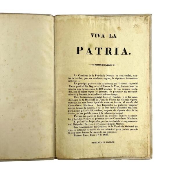Viva la Patria.
