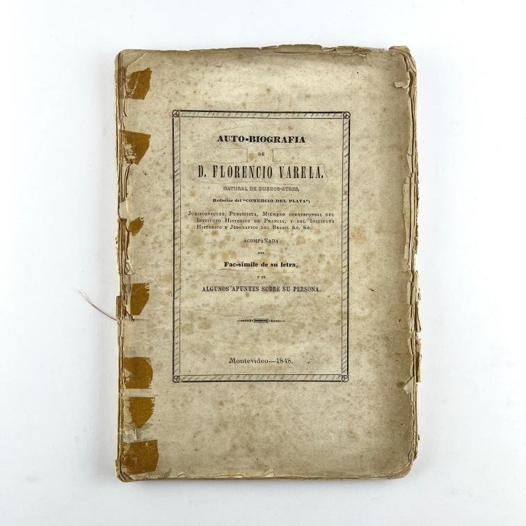 Autobiografía de D. Florencio Varela.