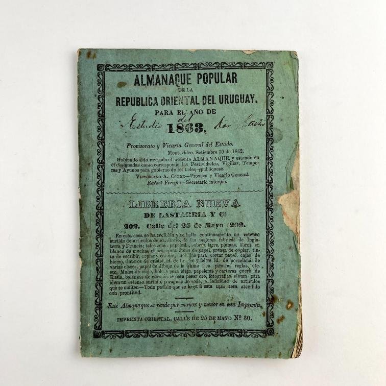 Almanaque Popular de la República Oriental del Uruguay.