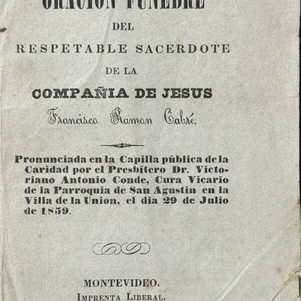 Oración Fúnebre.