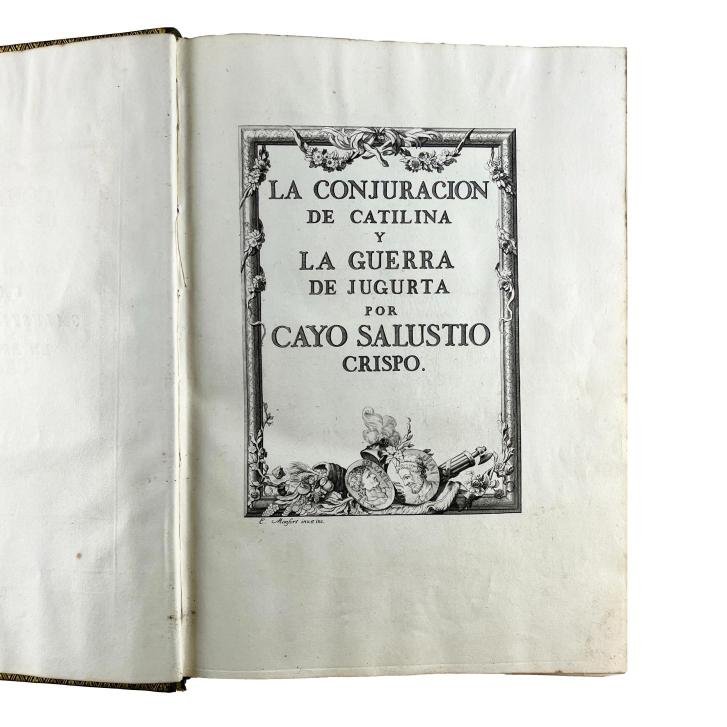 CAYO SALUSTIO CRISPO.
La conjuración de Catilina y La Guerra de Jugurta.