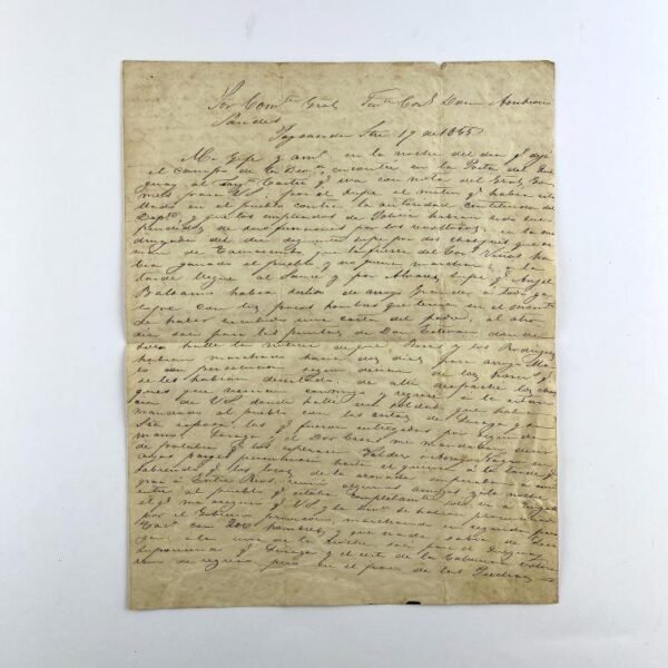 Carta de A Silva a Ambrosio Sandes.