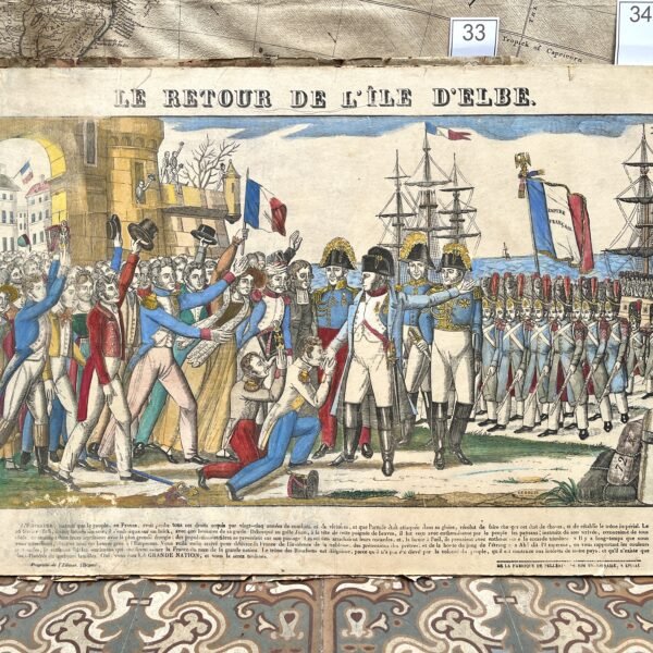 JEAN-CHARLES PELLERIN, FRANÇOIS GEORGINLe retour de L'Ile d'Elbe.