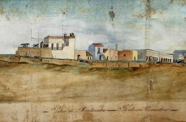 JUAN MANUEL BESNES E IRIGOYEN. Sitio de Montevideo. Batería Comodoro.