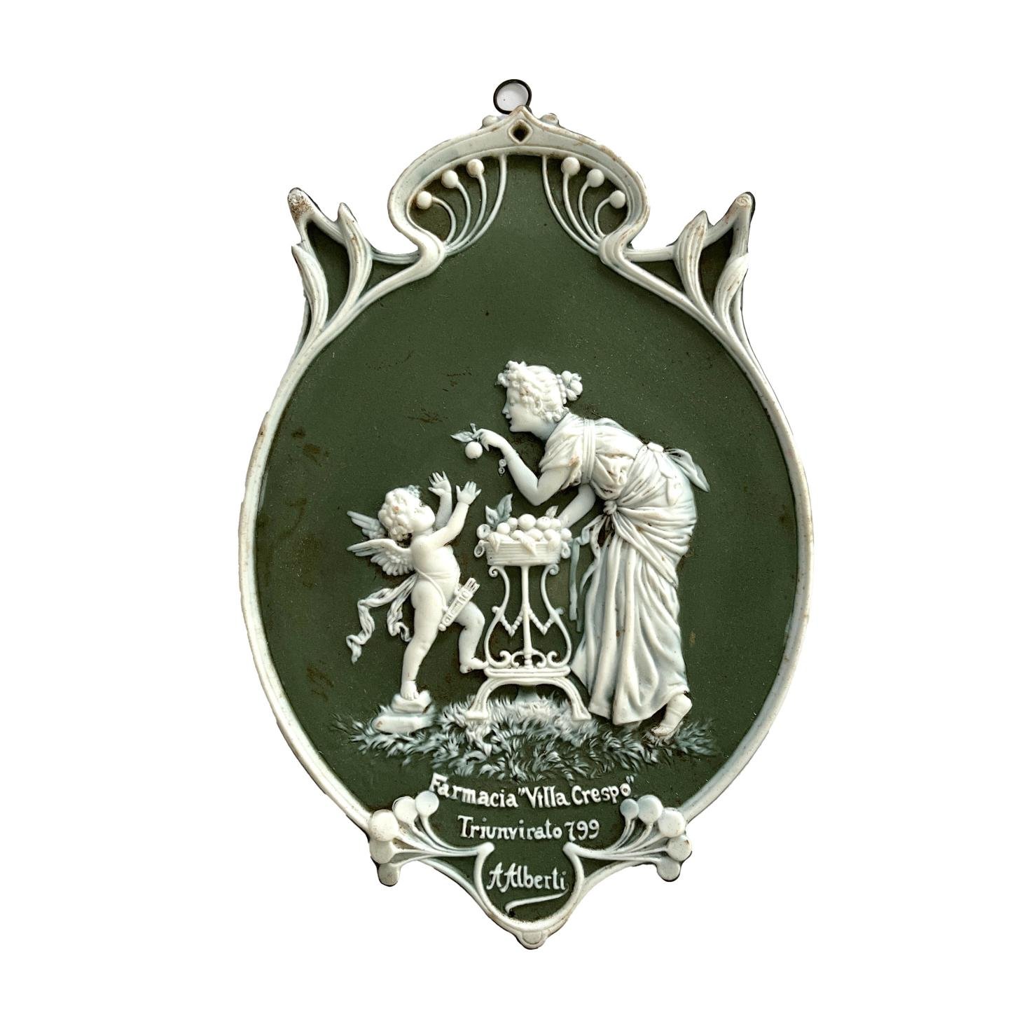 Placa art nouveau