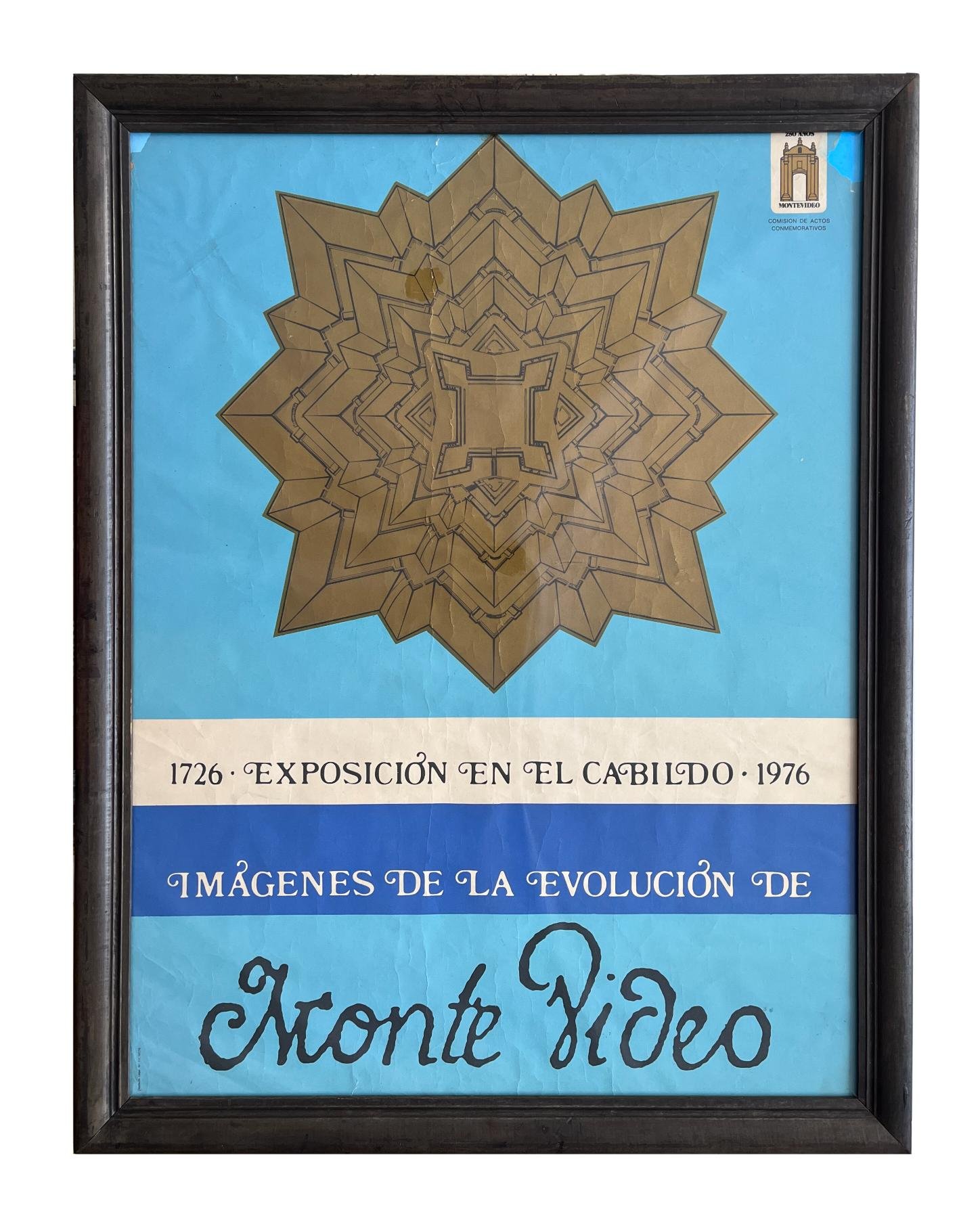 Afiche "Imágenes de la evolución de Monte Video"