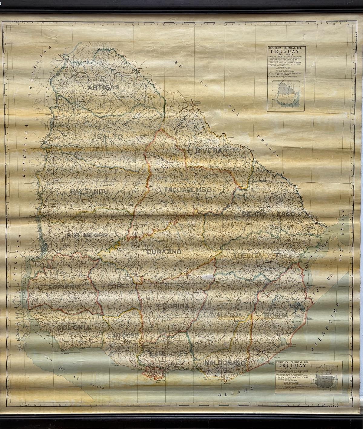 Mapa del Uruguay