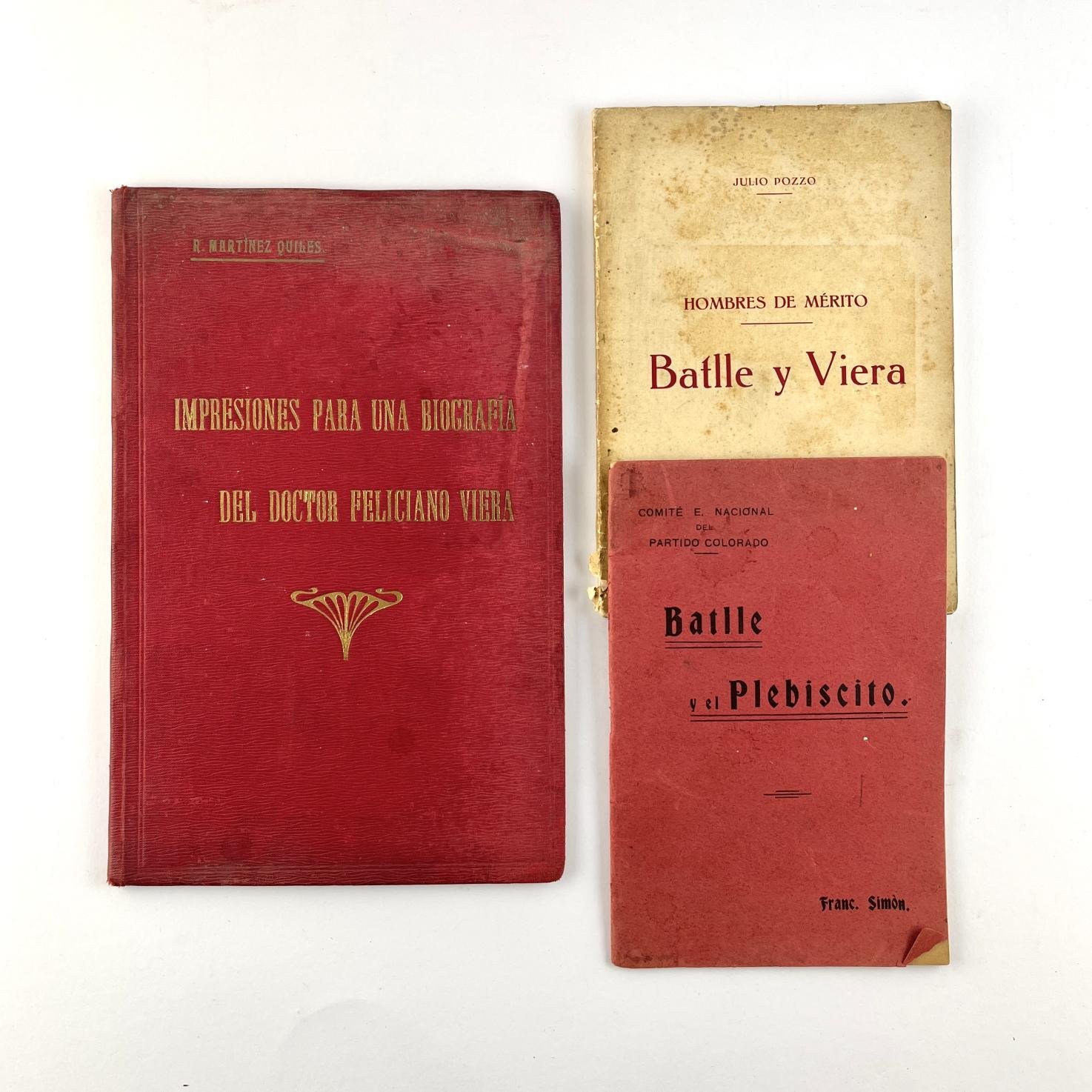 Tres libros del partido colorado
