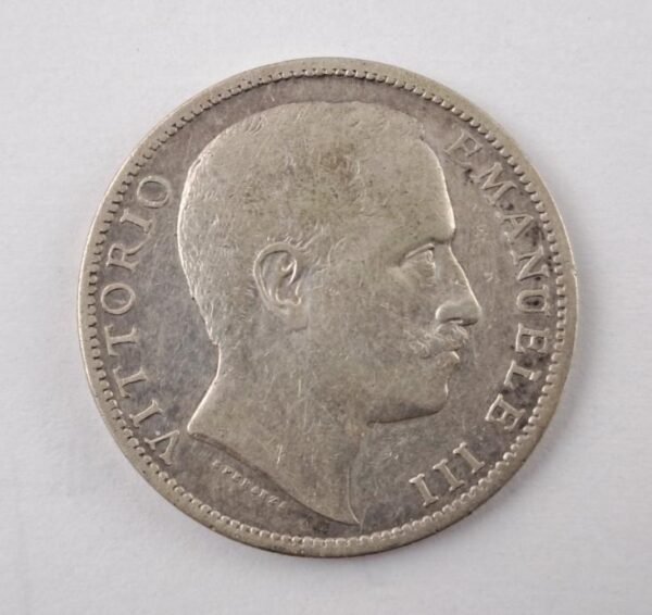 Italia 1906 2 lire de plata